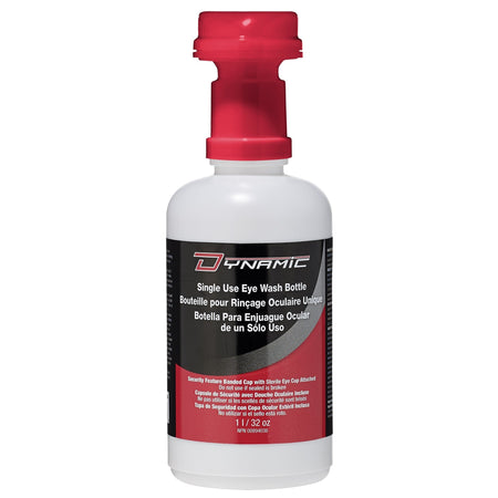 Dynamic Safety FAEW032SU - 32oz Single Use Eye Wash DYNAMIC SAFETY