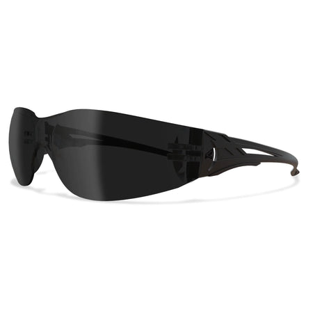EDGE EYEWEAR CV116 - Viso - Black Frame / Smoke Lens Safety Glasses - Wise Line Tools