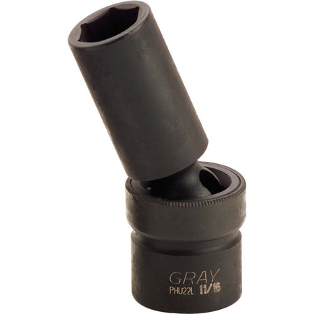 GRAY GT-PHU24L - U-JOINT 3/4 X 1/2 DR 6PT DP IM - Wise Line Tools