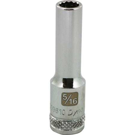 Gray GT-D009610 - 3/8" D 12POINT 5/16" DEEP CHROME SOCKET - Wise Line Tools