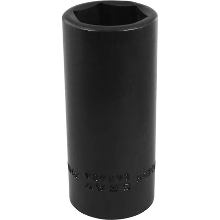 Gray GT-MPD25H - SOCKET 25MM X 1/2" DRIVE 6 PT DEEP - Wise Line Tools
