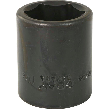 Gray GT-P2434 - SOCKET 1-1/8" X 1/2" DRIVE 6 POINT - Wise Line Tools