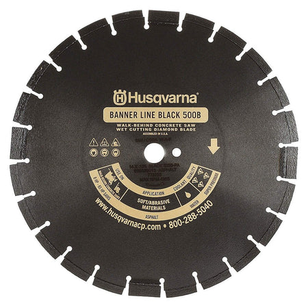 HUSQVARNA 542751078 - 18" BLACK 500B-R ASPHALT BLADE - Wise Line Tools