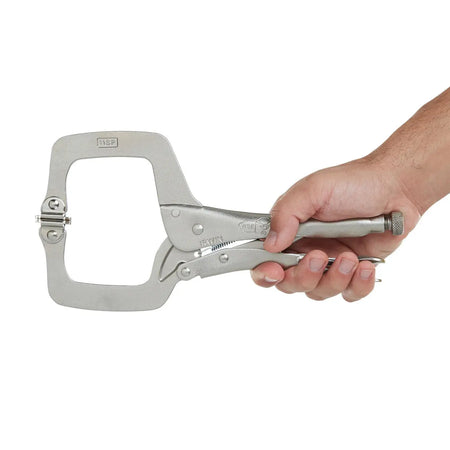 Irwin Vise-Grip 11" Locking C Clamp With Swivel Pads IRWIN