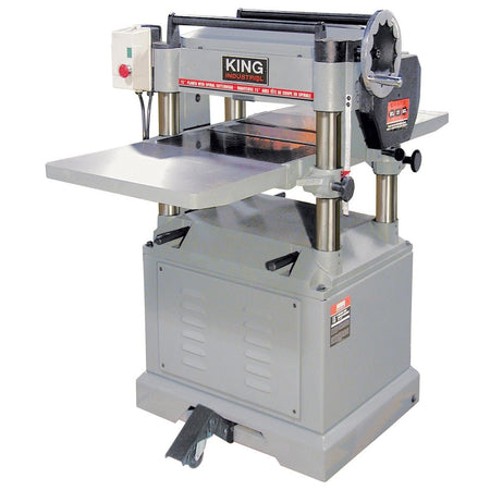 KING KC-390FX - Planer, 15" Spiral Cutterhead, 15 Amp. 220V - Wise Line Tools