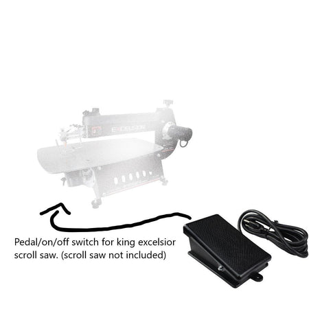 KING XL-100 - FOOT On/Off SWITCH FOR THE KXL-16 SCROLL SAW - Wise Line Tools