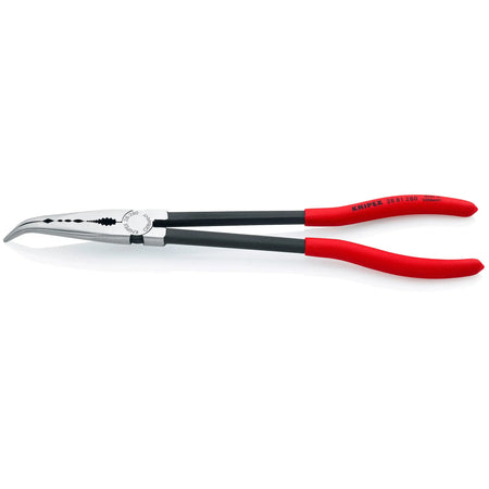 KNIPEX 2881280SBA - 11" Extra Long Needle-Nose 45° Angled Pliers
