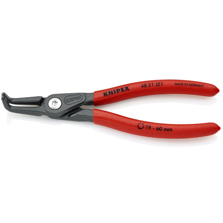 KNIPEX 4821J21 - 6 1/2" Internal 90° Angled Precision Snap Ring Pliers KNIPEX
