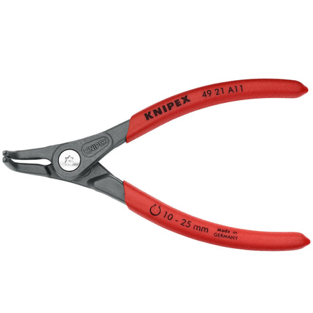KNIPEX 4921A11 - 5 1/8" External 90° Angled Precision Snap Ring Pliers