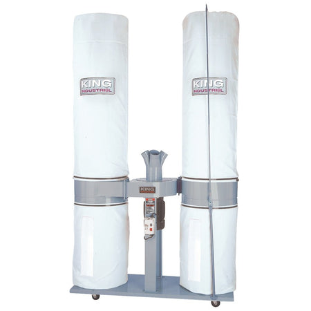 King Canada KC-5043FX-2 - 5 HP 3980 CFM 220V DUST COLLECTOR - Wise Line Tools