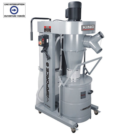 King Canada KC-8200Cb - 2HP CYCLONE DUST COLLECTOR - Wise Line Tools