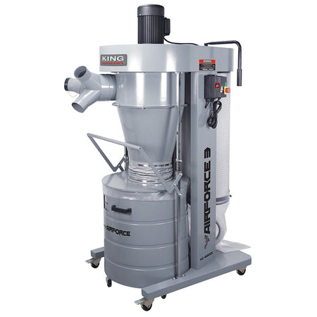 King Canada KC-8300C - 3 HP CYCLONE DUST COLLECTOR - Wise Line Tools