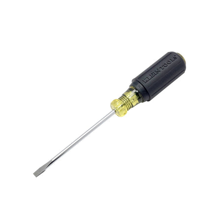 Klein KLE-601-4 - 3/16-Inch Cabinet Screwdriver, 4-Inch Round Shank - Wise Line Tools
