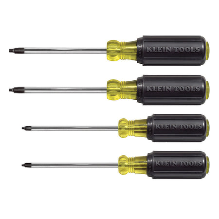 Klein KLE-85664 - Screwdriver Set, Square Recess, 4-Piece - Wise Line Tools