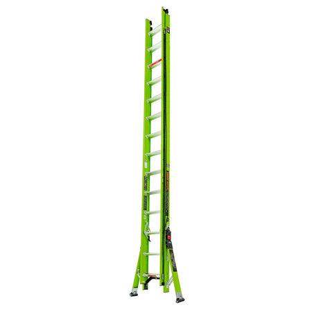 Little Giant 17228-303- SUMOSTANCE with HYPERLITE Technology 28' - CSA Grade IAA - 375 lb/170 kg Rated, Fiberglass Extension Ladder with GROUND CUE, Rub Strips and SURE-SET Feet - Wise Line Tools
