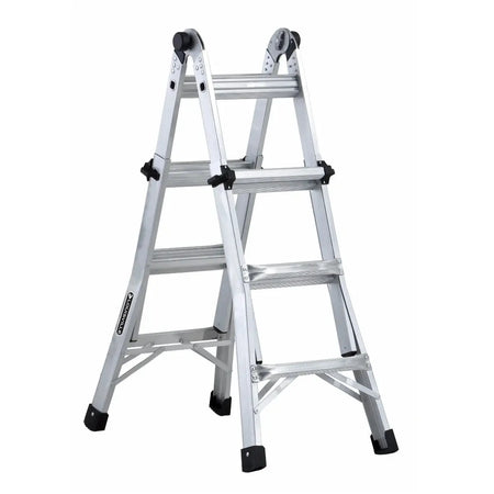 LOUISVILLE L-2098-13 - POSITIONS TELESCOPIC LADDER - ALUMINUM - 13'