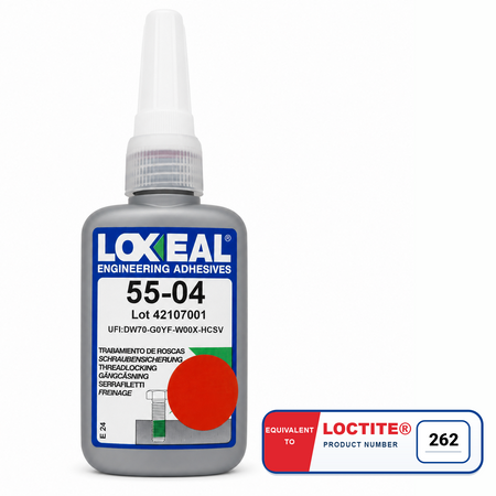 LOXEAL LOX-55-04 | Medium/High Strength Thread Locker - 50ml