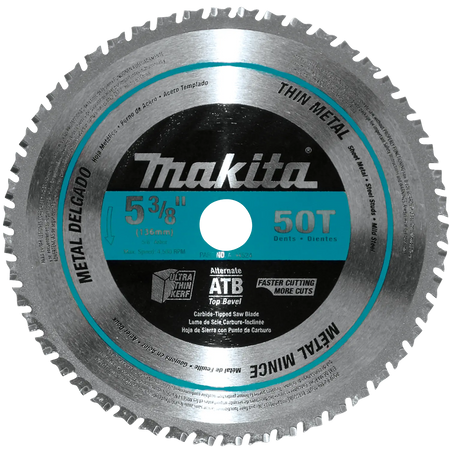 MAKITA A-94524 - 5-3/8 Carbide-Tipped 50T Thin Metal Saw Blade MAKITA