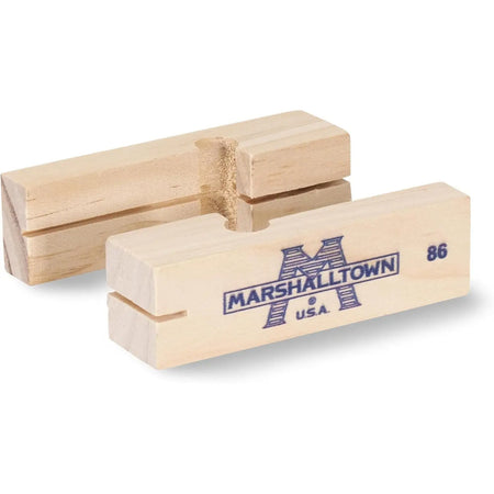MARSHALLTOWN 86 - 48" 3 3/4" Wood Line Blocks (Pair) MARSHALLTOWN