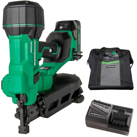 METABO HPT NV1845DAM - 18V MultiVolt 1-3/4" Coil Roofing Nailer Kit