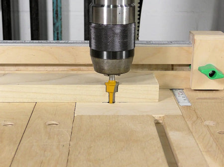 MicroJig ZEROPLAY 2-Step Plunge Bit (1/2" Shank) - MB-050-0525PL - Wise Line Tools
