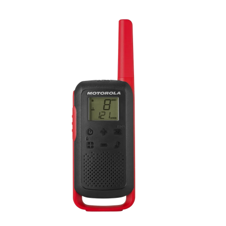 MOTOROLA T210 - CONSUMER RADIOS 462-467MHZ TWIN PACK ELGIN (RED) MOTOROLA