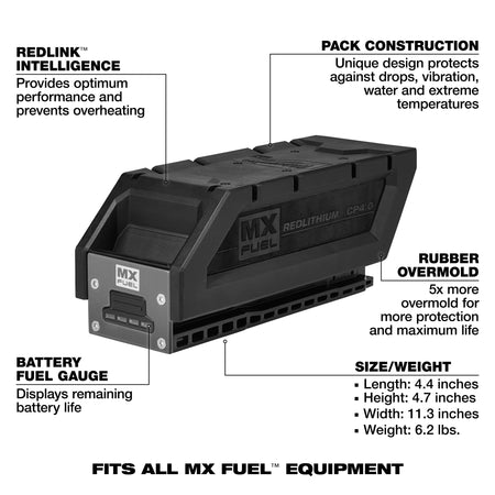 Milwaukee MXFCP204 Battery Pack Product View
