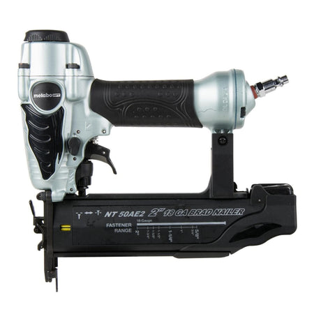 Metabo NT50AE2M - 18-Gauge Pneumatic Brad Nailer 5/8" to 2" - Wise Line Tools