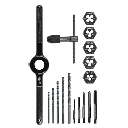 Milwaukee 17PC Metric Tap and Die Set - Wise Line Tools