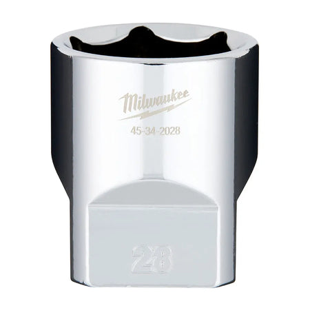 Milwaukee 45-34-2028 - 1/2" Drive 28mm Socket - Wise Line Tools