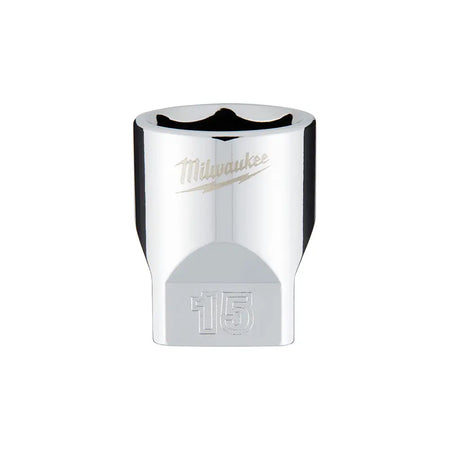 Milwaukee 45-34-9041 - 1/4 in. Drive 15mm Metric 6-Point Socket - Wise Line Tools