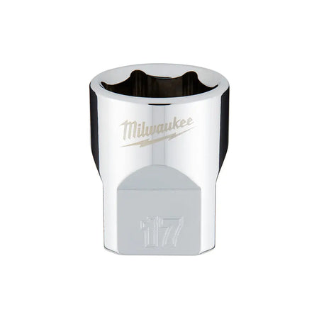 Milwaukee 45-34-9087 - 3/8 in. Drive 17mm Metric 6-Point Socket - Wise Line Tools
