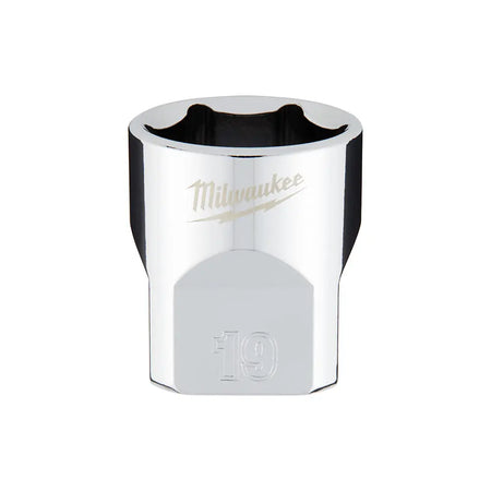 Milwaukee 45-34-9089 - 3/8 in. Drive 19mm Metric 6-Point Socket - Wise Line Tools