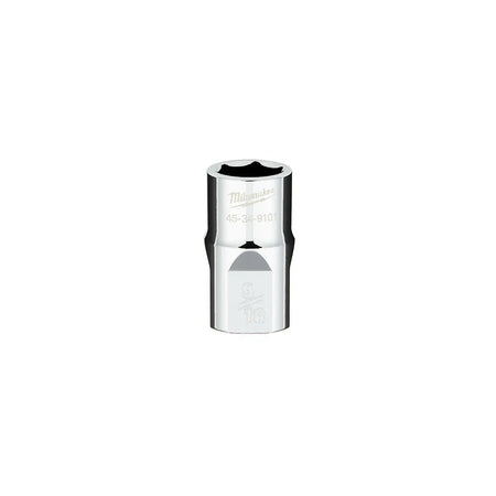 Milwaukee 45-34-9101 - 1/2 in. Drive 9/16 in. SAE 6-Point Socket with FOUR FLAT™ Sides - Wise Line Tools