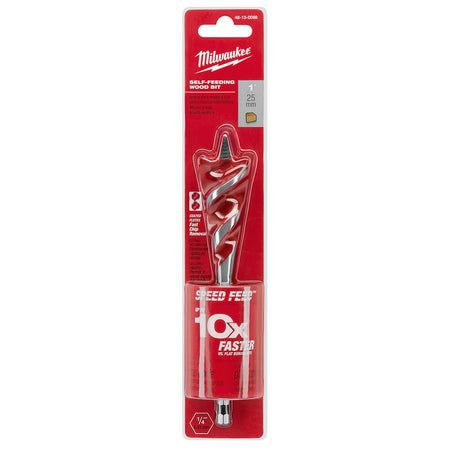 Milwaukee 48-13-0088 - SPEED FEED™ Wood Bit 1" x 6" - Wise Line Tools