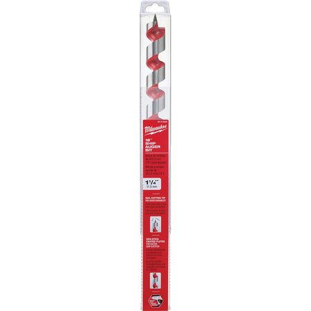 Milwaukee 48-13-6250 - 1-1/4″ x 18″ Auger Bit - Wise Line Tools