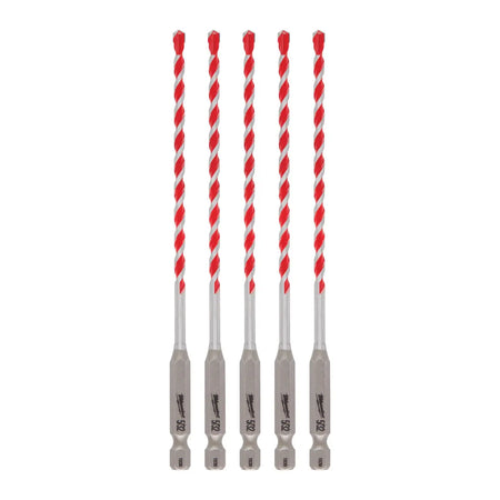 Milwaukee 48-20-9155 - 5/32" x 4" x 6" SHOCKWAVE Impact Duty™ Carbide Hammer Drill Bits - Wise Line Tools