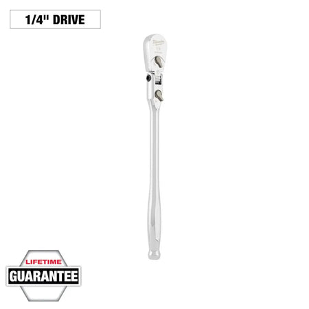 Milwaukee 48-22-9009 - 1/4" Drive 9" Flex Head Ratchet - Wise Line Tools