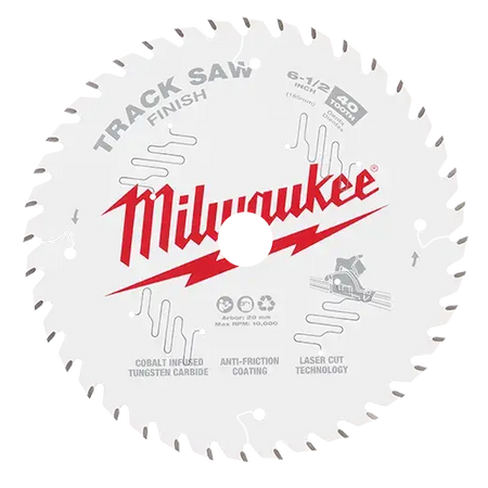Milwaukee 48-40-0625 - 6-1/2” 40T Finish Track Saw Blade