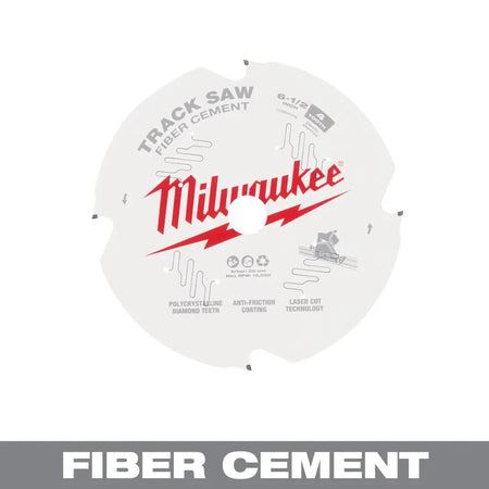 Milwaukee 48-40-0670 - 6-1/2” 4T Fiber Cement Track Saw Blade - Wise Line Tools
