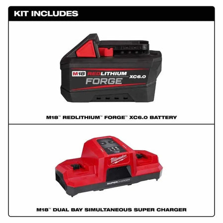 Milwaukee 48-59-1861 - M18™ Dual Bay Super Charger Starter Kit - Wise Line Tools