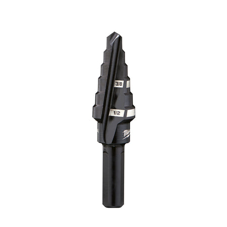 Milwaukee 48-89-9206 - #6 Step Drill Bit, 3/8 in. & 1/2 in. x 1/16 in. - Wise Line Tools