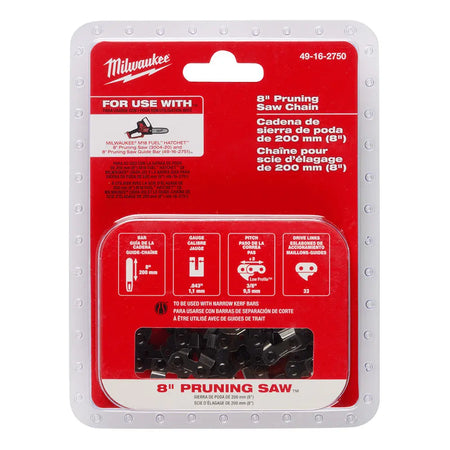 Milwaukee 49-16-2750 - 8" Pruning Saw Chain - Wise Line Tools