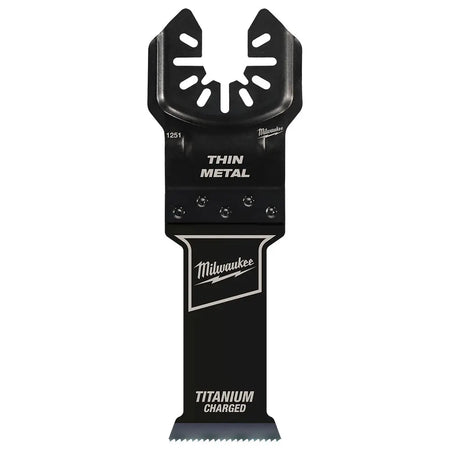 Milwaukee 49-25-1259 - Lames bimétalliques fines pour outils multifonctions OPEN-LOK™ 1-1/8" TITANIUM CHARGED™, paquet de 10