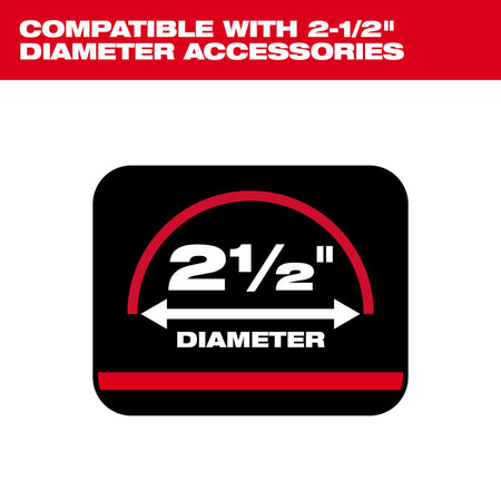 Milwaukee 49-90-2004 - 2-1/2" X 16' Flexible Hose - Wise Line Tools