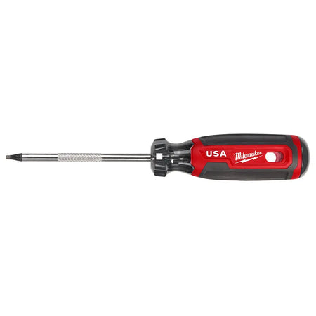 Milwaukee MT218 - #2 Square 4" Cushion Grip Screwdriver (USA) - Wise Line Tools