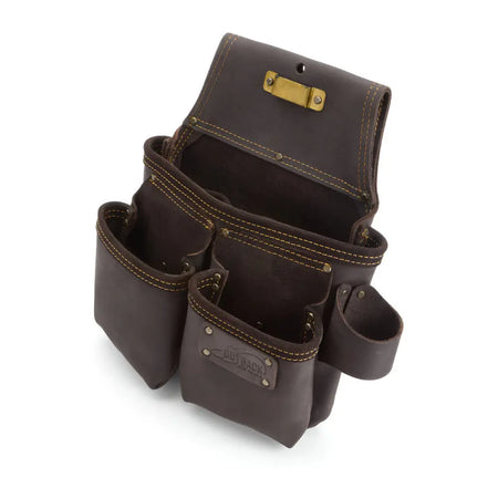 OX TOOLS OX-P263203 - OX PRO FRAMER'S TOOL BAG, OIL-TANNED LEATHER, 3 POUCH OX