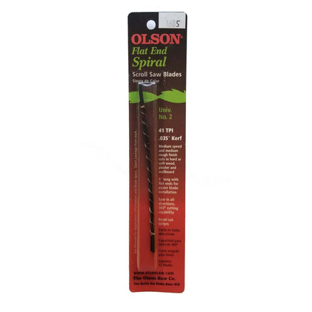 Olson 468S - Scroll Saw Blade - Spiral .035 - Wise Line Tools