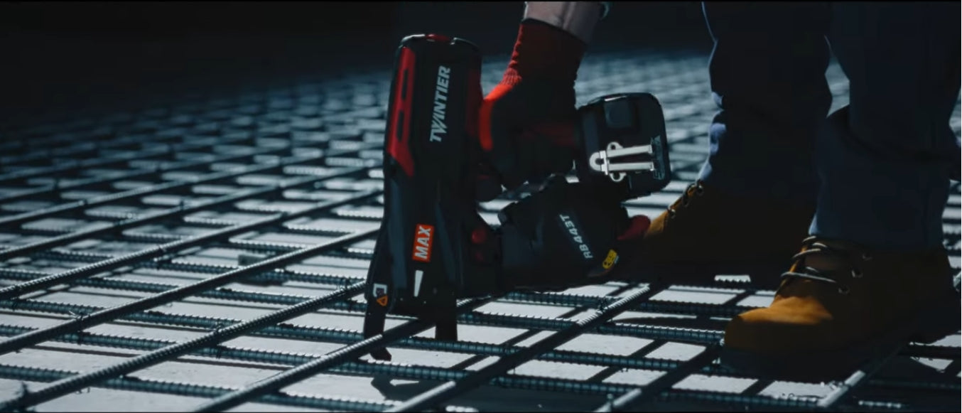 Load video: Max Rebar Tying Tool