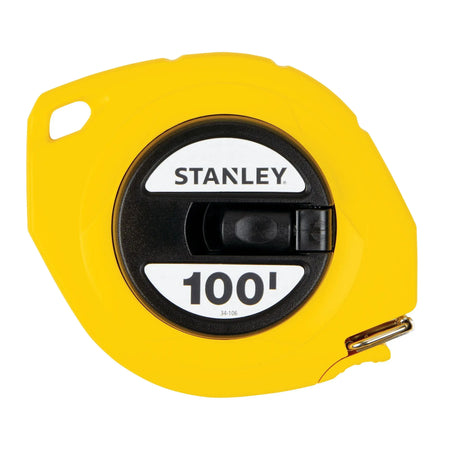 Stanley 34-106 - 3/8 in x 100 ft Closed Case Long Tape - Wise Line Tools